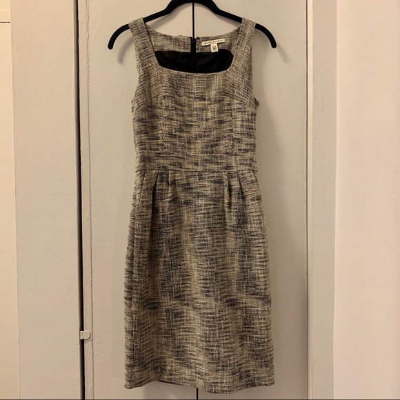 Banana Republic Black/White Tweed Dress | Size 0 - Picture 1 of 6